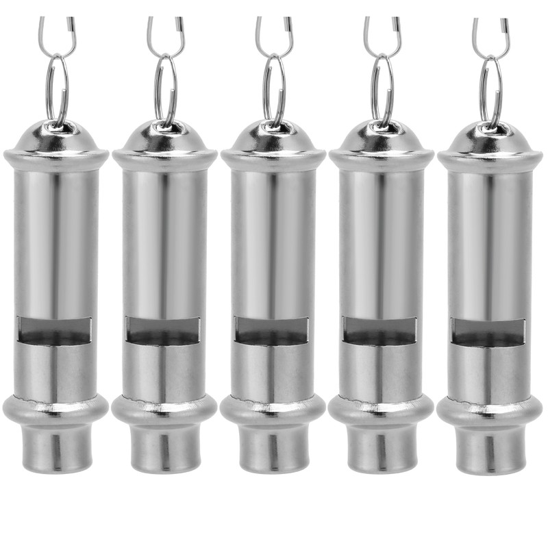 Stainless Steel Ultrasonic Pigeon Whistle with Lanyard for Dog Bird