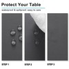 Hiasan Rectangle Tablecloth Grey - Wrinkle Resistant and Waterproof Washable