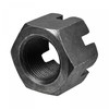 sourcing map M33x2mm Hexagon Slotted Nut, Grade 4.8 Carbon Steel