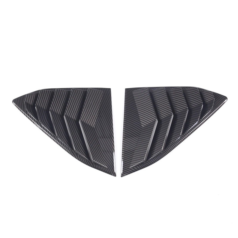 car-attention Side Window Louver Shutter Cover Trim For Corvette C8