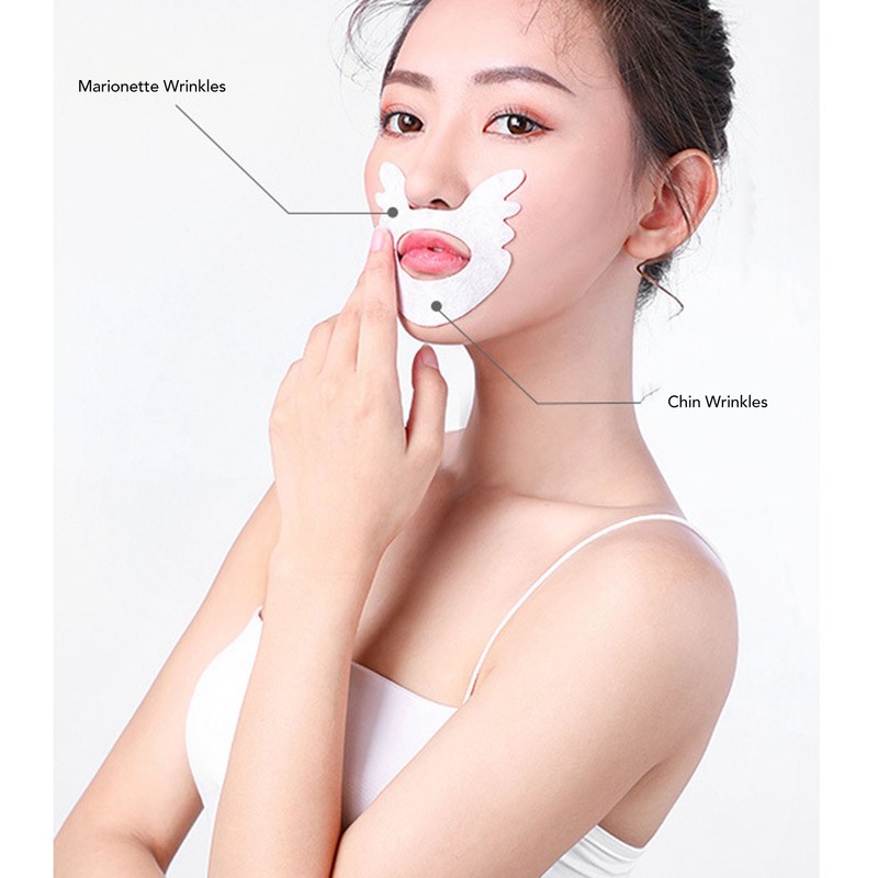 4gx10 Lip and Chin Smile Line Wrinkle Patch Skin Wrinkle