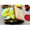 Large Breakfast Set with Bread and Pancake/Handmade Felt Play Food