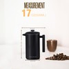Utopia Kitchen French Press Coffee Maker, Double Wall Insulated Stainless