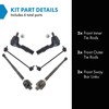 TRQ Front Steering & Suspension Kit Sway Bar Stabilizer Link