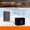 PowMr 60A MPPT Solar Charge Controller, 12V/24V/48V/160V(Max) DC Input, LCD