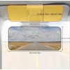 Dual Purpose Car Sun Visor - Anti Glare and High