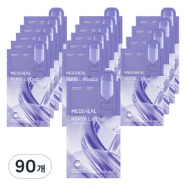Mediheal Pepta Lifting Ampoule Mask, 1 pack, 90 pieces / 메디힐 펩타 리프팅 앰플 마스크, 1개입, 90개
