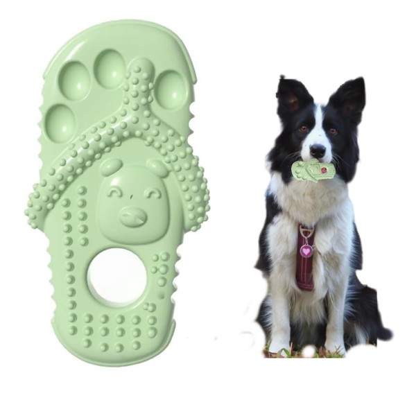 CLGoods Pet Slipper-Shaped Toy - Dog TPR Safe Chew Toy,