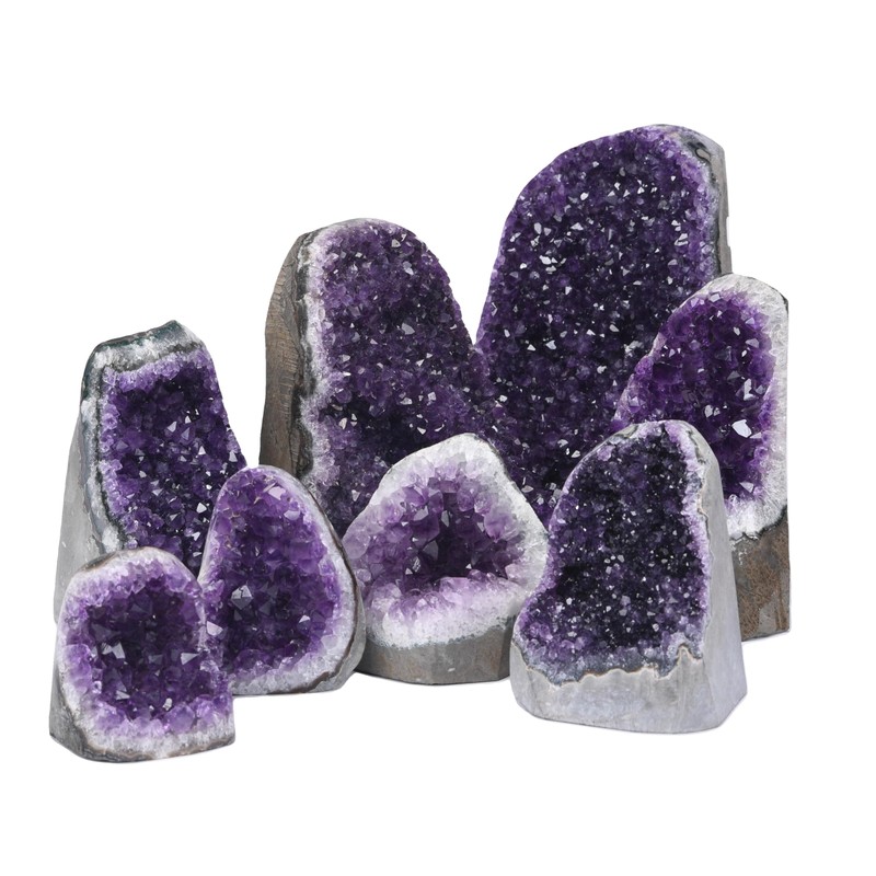 Superior Amethyst Geode Crystal Cluster [1.5 to 2 lb.] -
