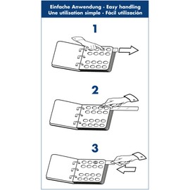 Leuchtturm Vista 312494 Coin Sheets - Collectors Sheets for 10 Euro Coins - Pack of 2