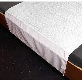 ComfortCare ComfortCare, Washable Incontinence Pad, Bed Protector Sheet, White, 90 x 90 cms, 35?" x 35?", Twin pack.