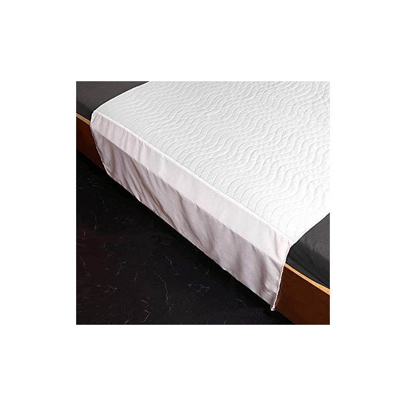 ComfortCare ComfortCare, Washable Incontinence Pad, Bed Protector Sheet, White, 90