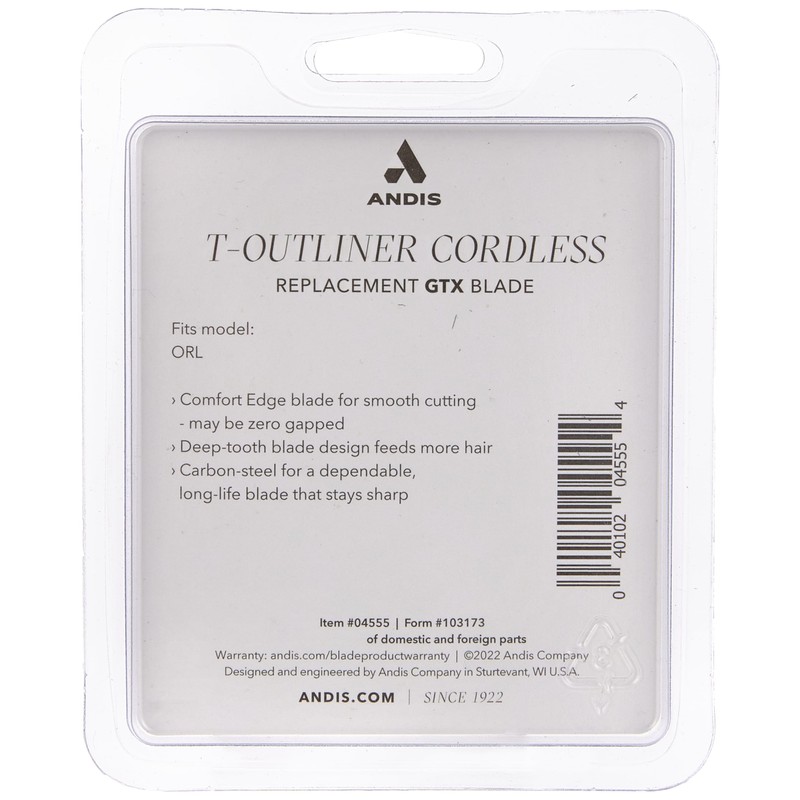 Andis T-Outliner Cordless Li Deep Tooth GTX Blade