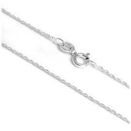 Fine Sterling Silver 16 Inch Prince of Wales Chain Necklace