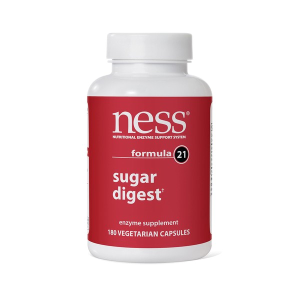 Ness Enzymes - Sugar Digest #21 180 caps