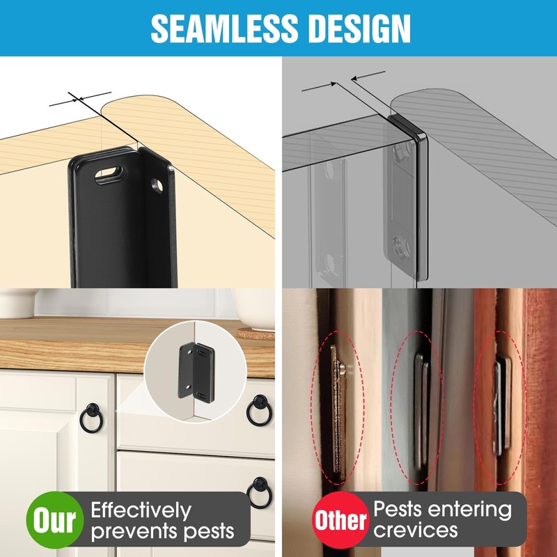 Ultra Thin Cabinet Magnets Door Catch, Adhesive Drawer Latch,Cabinet Magnetic