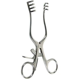Weitlaner Retractors 5.5" Sharp 3x4 Teeth Grip Lock Ring Handles