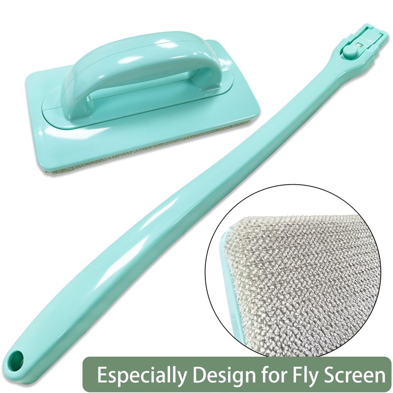 Tiruiya Window Grille Cleaning Brush, Brush for Fly Screens, Windows,