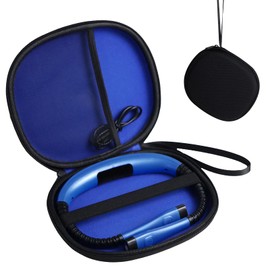 CAIOVSE Case for Book Reading Light Compatible with Glocusent/for Nivava/for Vekkia/for LITOM/for LEDGLE/for TAKKUI Neck Reading Light Portable Storage Box for Book Lights (Case Only) Blue