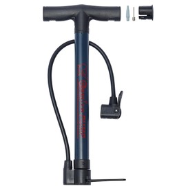 wowlomo Bicycle Air Pump, Floor Pump, Presta / American / English Type, Compatible with All Valves, Small, Portable Pump, 160 psi / 11 Bar, Compact, Lightweight, Air Pump, Bicycle Pump, Storage Case