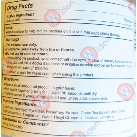 Pure Label ADVANCED HAND SANITIZER GEL PLUS 500 ml (16.9 fl oz) 70% alcohol