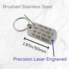 I Love How we Don't Even Need to Say out Loud that I'm your Favorite Keychain, My Favorite Child Gave Me This, Moms Favorite Child, Funny Dad Gifts, From Your Favorite Child Gift to Dad
