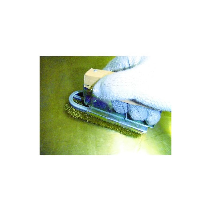 TRUSCO TB-2051 Channel Brush, 6D3 Type, Stainless Steel Wire