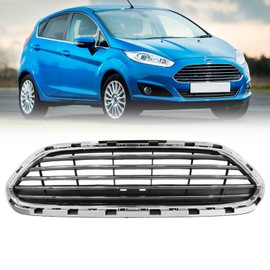 Collect Light Front Bumper Grille For For-d Fiesta Chrome Frame Grille 2014-2019 D2BZ17B968AA FO1200552