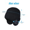 BOYSSPAA Winter Fleece Line Beanie Knit Hats with Ear Flaps