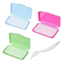 Dental Wax for Braces, Dental Oral Care Orthodontics Wax for Braces with Fruit Smell for Brace Wearers Gum Protection - 3 Boxs