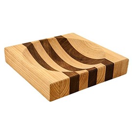 New Alaska Ulu Chopping Bowl Board (Large 8"- Use for 6" ulu Blade) by The ULU Factory