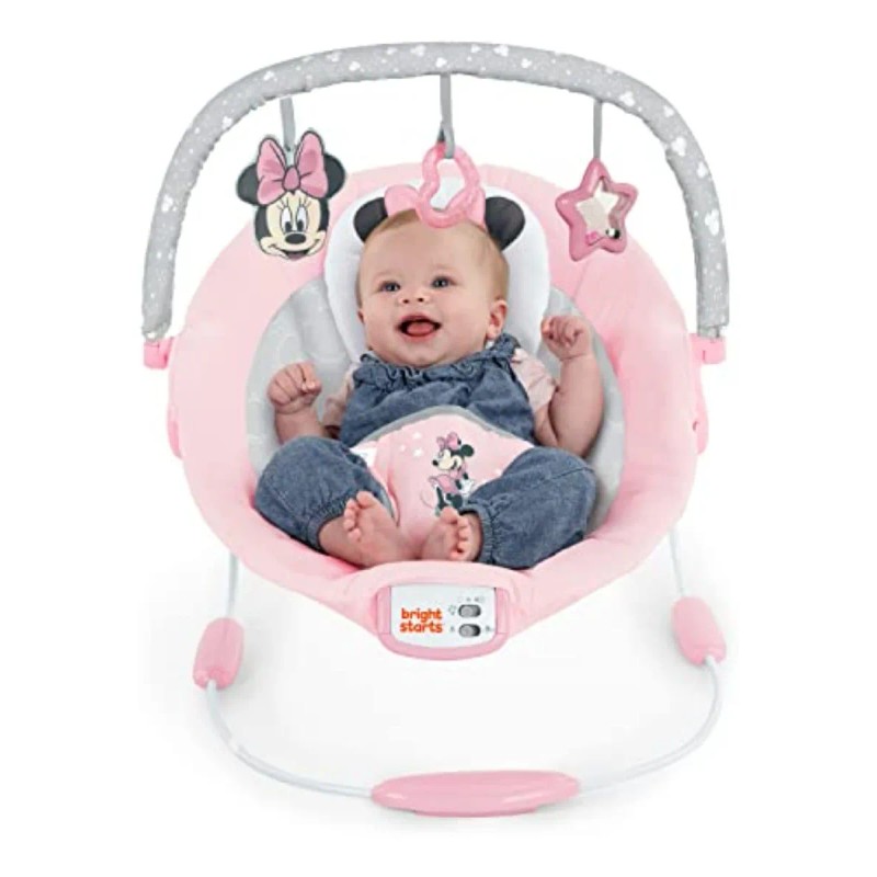 Mecedora Bright Starts Minnie Mouse Rosa Vibrador Melodia :)