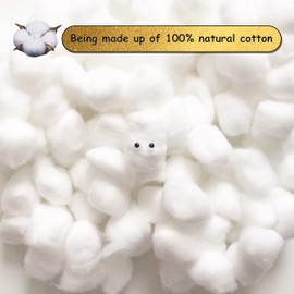 Cotton Yarn 100% Cotton 220 Metres for Knitting and Crocheting, Pack of 3 x 100 g, Colour Purple