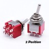 mxuteuk MTS-202 6 Clamp 2 Position DPDT Mini Miniature Toggle
