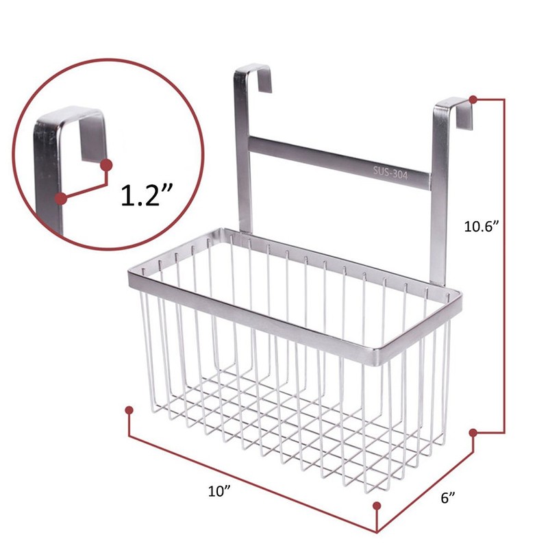 Bathroom Over the Door Shower Caddy for Shampoo, Conditioner, Soap