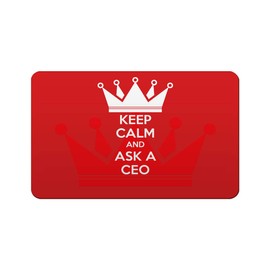 Makoroni - KEEP CALM AND ASK A CEO 2"x3" Novelty Humor Gift Refrigerator Magnet, DesK22