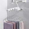 2PCS Folding Drying Racks - Multifunctional 5-Hole Hangers for Travel,