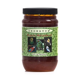 OKONATUR Red Palm Oil for Birds and Parrots - 16 fl oz