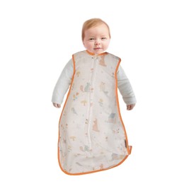Baby Sleep Sack Cotton Muslin Lightweight Summer Toddler Essential Sleeping Bag Baby Wearable Blanket 6-12M Infant Girl 12-18M Sleep Swaddle Sacks Newborn Nursery Sleeping Bag 0.5 Tog 4 Seasons