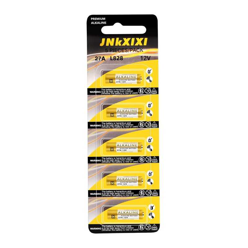 JNKXIXI 10Pack 27A A27S MN27 L828 A27 12v Battery Alkaline