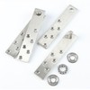 2 Pack Invisible Door Pivot Hinges, Hidden Pivot Hinge System,
