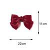 Big Ribbon Barrette, Red