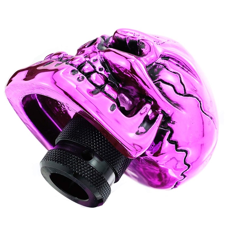Lunsom Skull Shifter Knobs Resin Shift Head Most Car Transmission