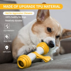 PETGEEK Interactive Dog Toys, Durable Motion Activated Automatic Dog Bone for Medium & Large Dogs Boredom, Electronic Dog Enrichment Toys to Chase, USB Rechargeable