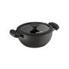 Tramontina Utsava 2.3-Quart Pre-Seasoned Cast Iron Kadai with Lid, Small