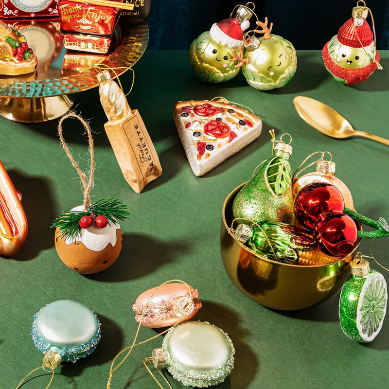 Sass & Belle Pizza Slice Shaped Bauble
