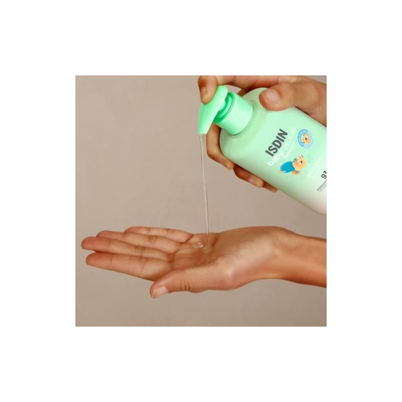 ISDIN Baby Naturals Shampoo para Bebé, con un 93% de