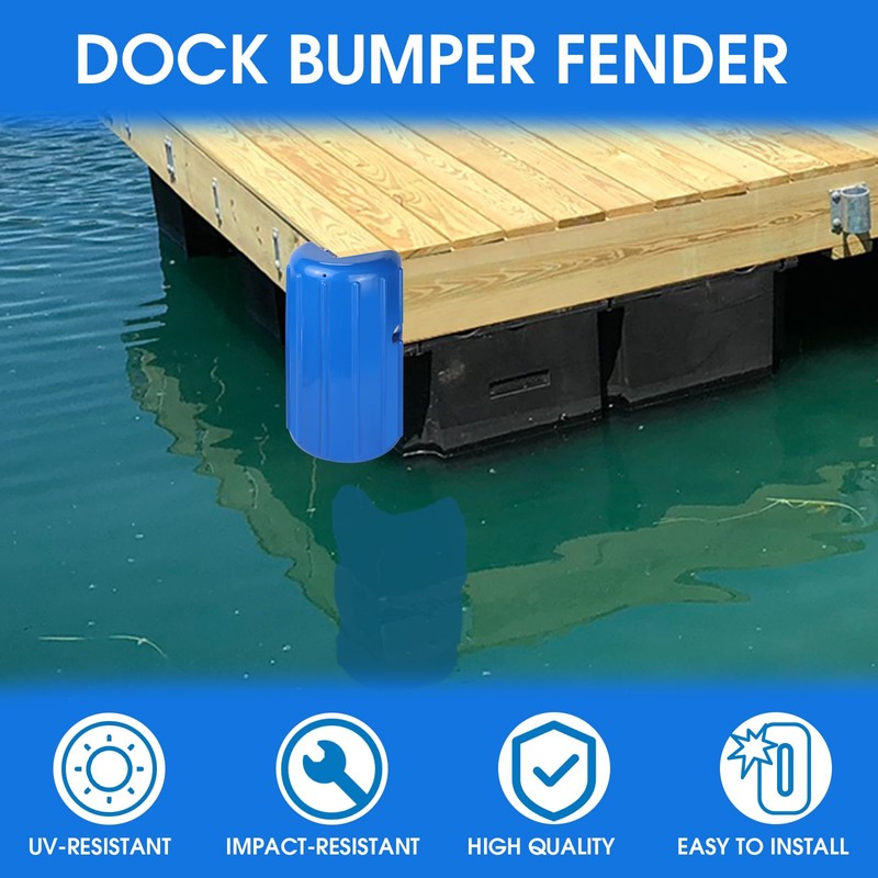 JYINCPED Corner Dock Bumpers,Boat Dock Corner Bumpers Fenders,Marine-Grade Viny,Inflatable Protection