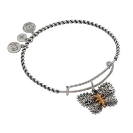 Alex and Ani Butterfly Expandable Bangle Bracelet,Two Tone,Two Tone,Bracelet