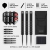 KOTO - Tribute Darts 18 Gram, Black, Incl. KOTO Flights,